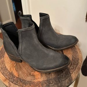 Diba True Leather Ankle Boots
